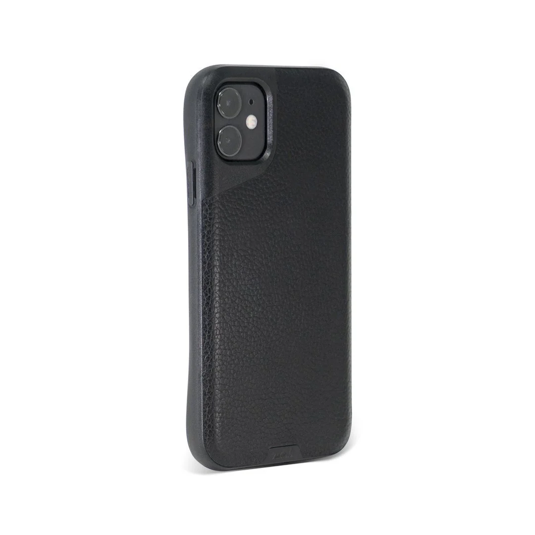 Black Leather Phone Case - Contour - Image 5