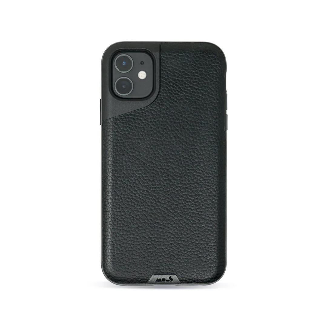 Black Leather Phone Case - Contour - Image 7