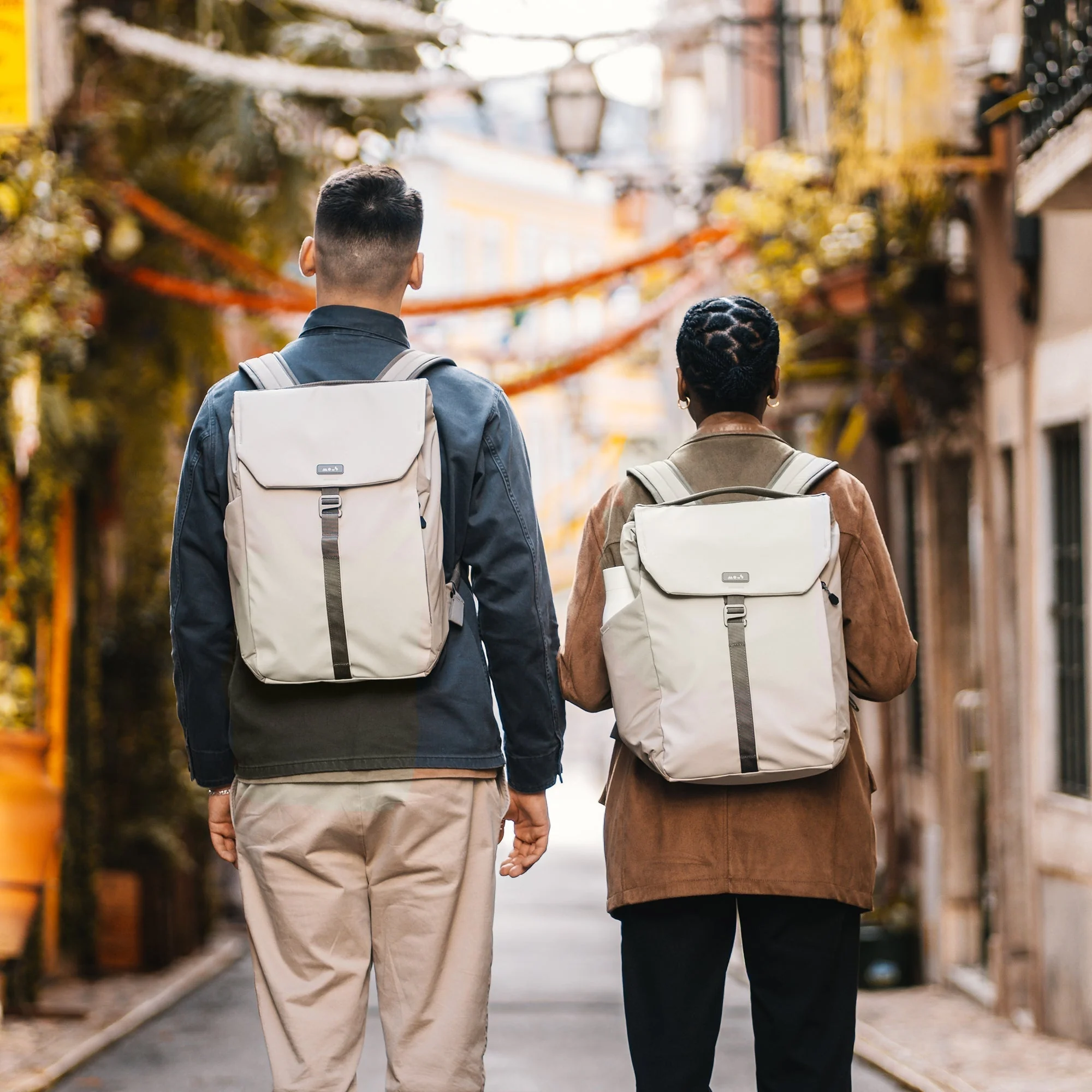 Flap Backpack with AiroFoam® - Stone - Image 2