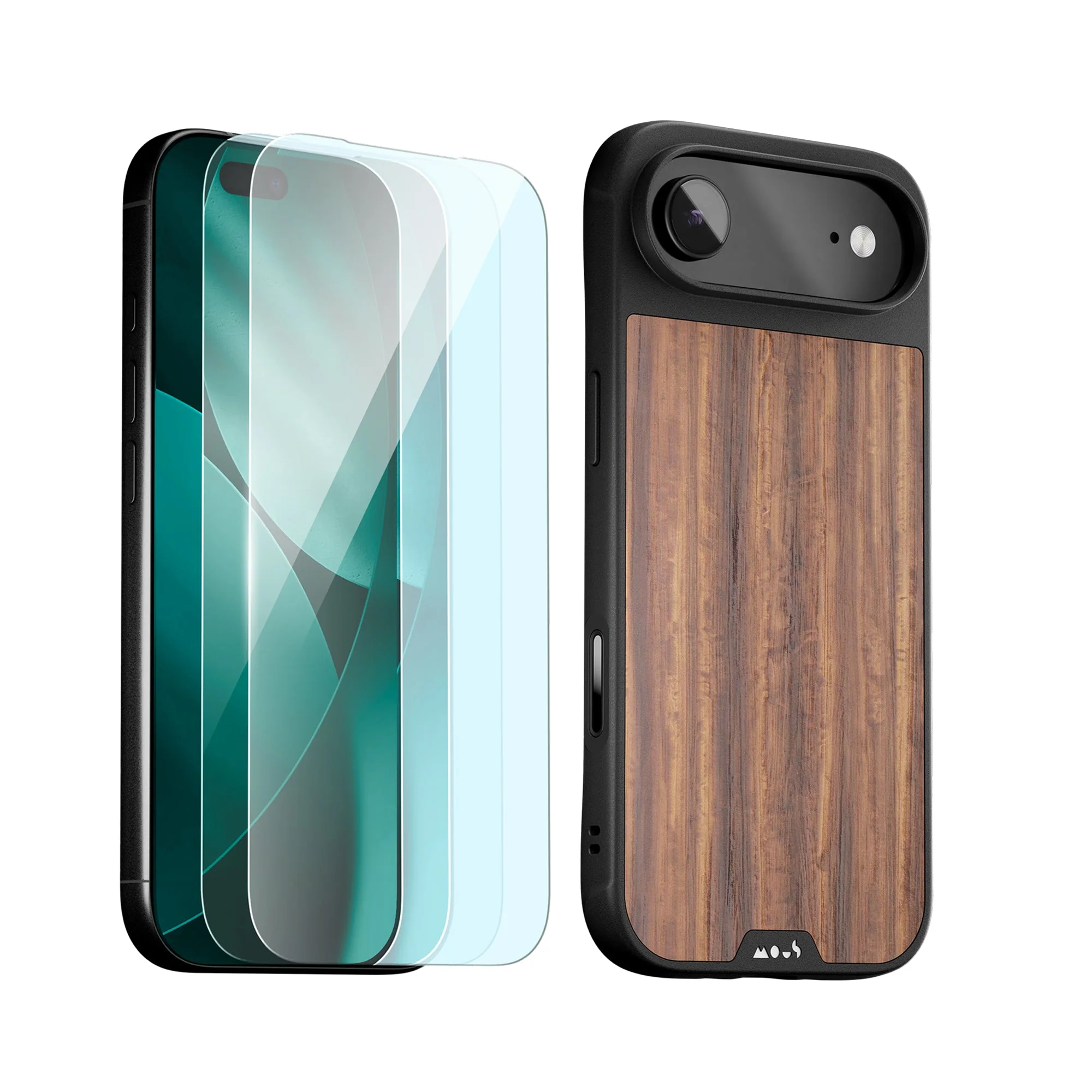 Walnut Protective Case and Screen Protector - Apple Essentials Kit - Image 14