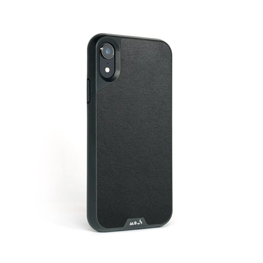 Black Leather Protective Phone Case - Limitless - Image 106