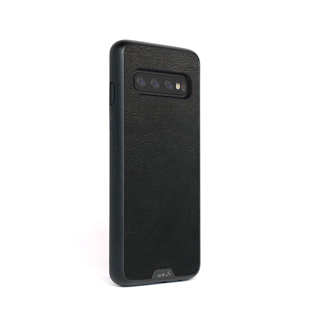 Black Leather Protective Phone Case - Limitless - Image 109