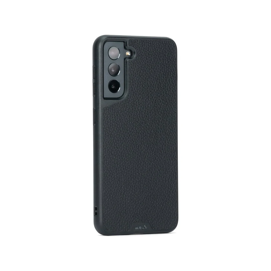 Black Leather Protective Phone Case - Limitless - Image 128
