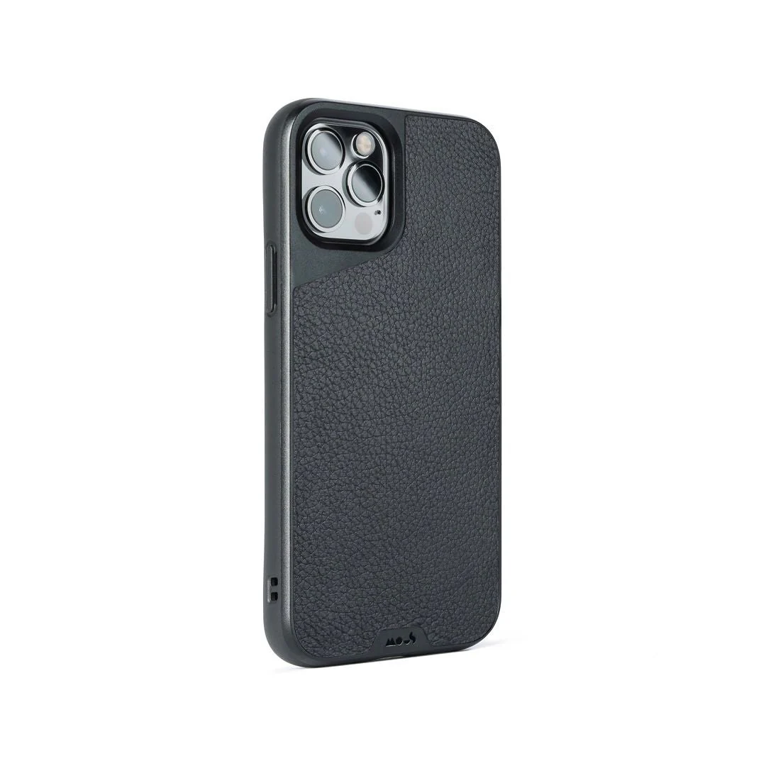 Black Leather Protective Phone Case - Limitless - Image 17