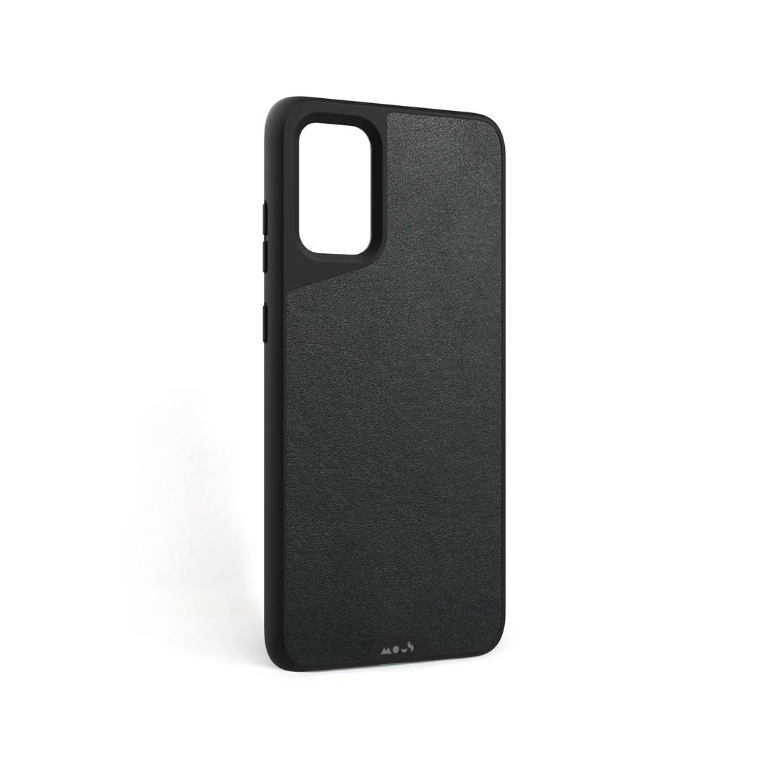 Black Leather Protective Phone Case - Limitless - Image 48