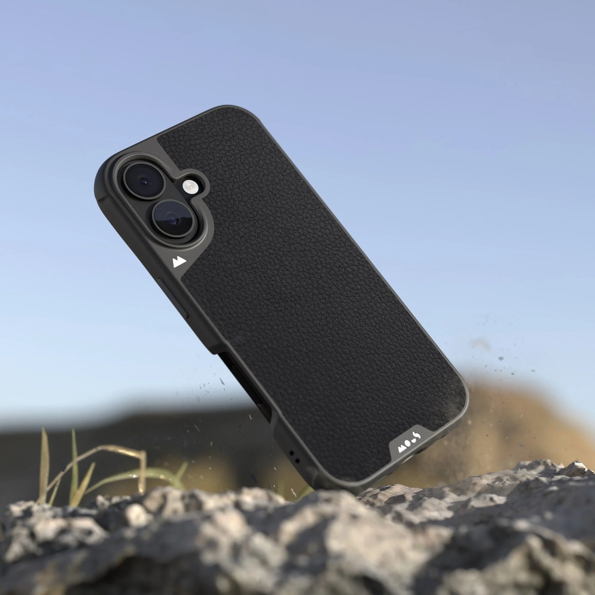 Black Leather Protective Phone Case - Limitless - Image 60
