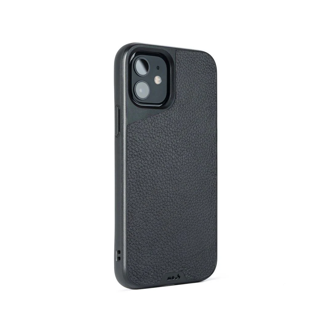Black Leather Protective Phone Case - Limitless - Image 91