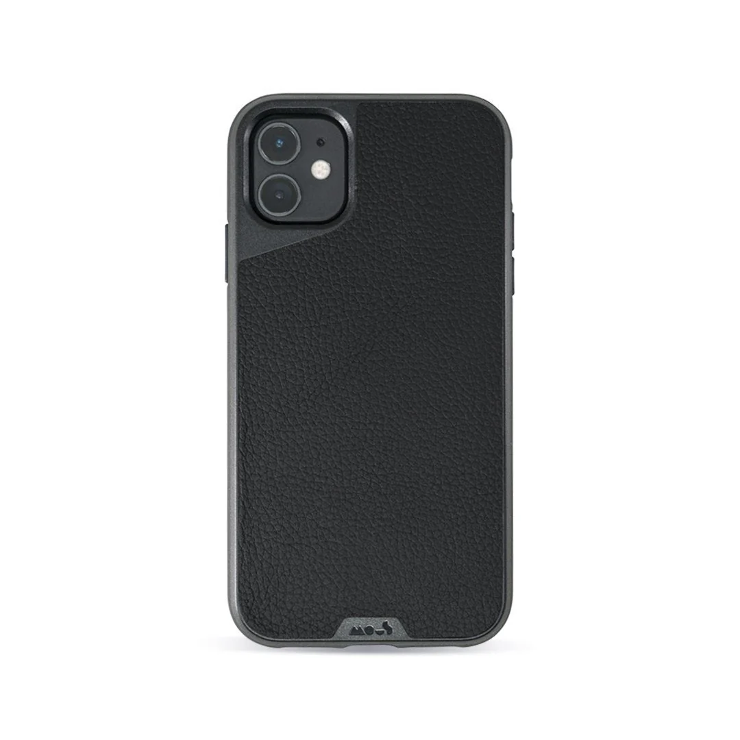 Black Leather Protective Phone Case - Limitless - Image 93