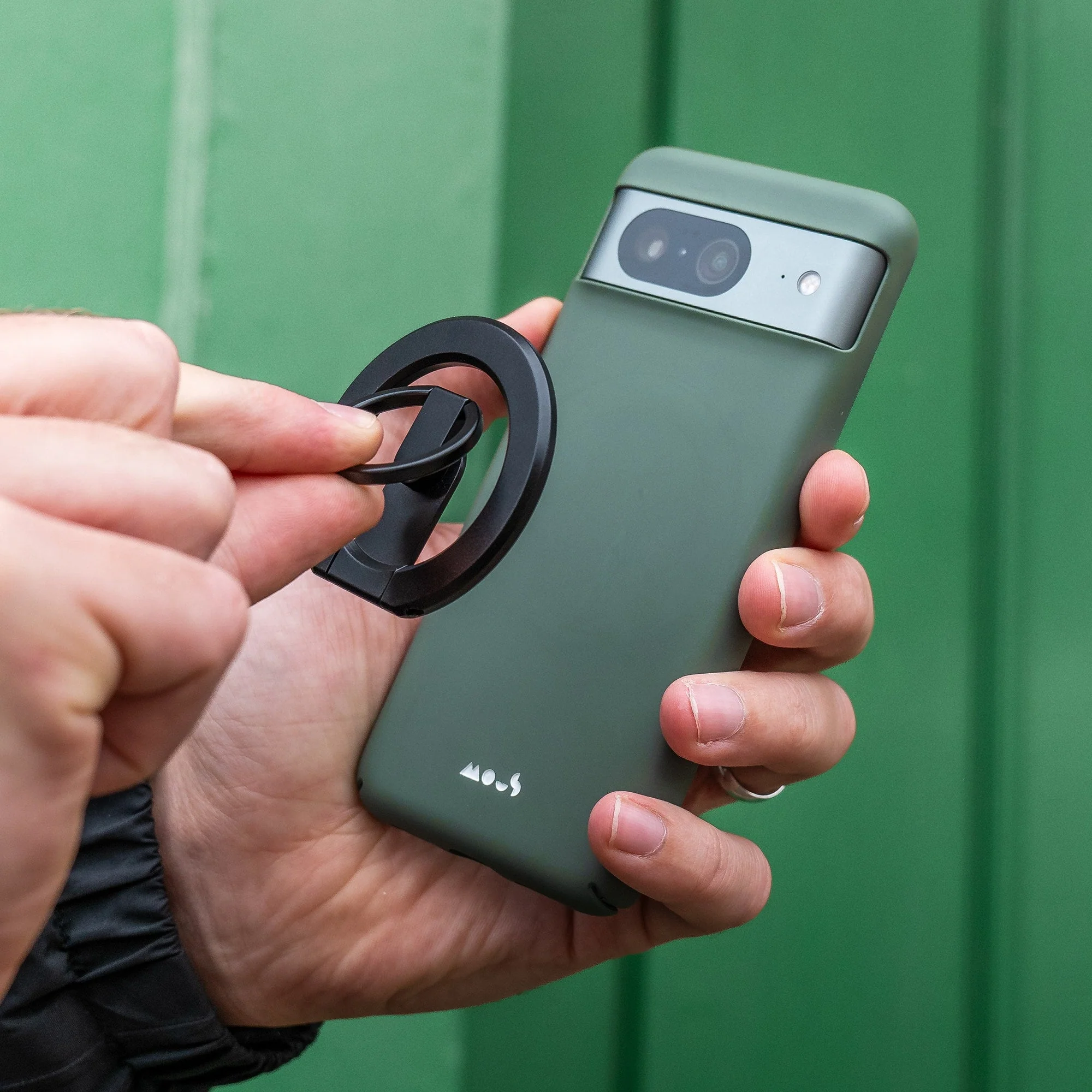 Olive Green Lightweight Phone Case - Super Thin - Image 4