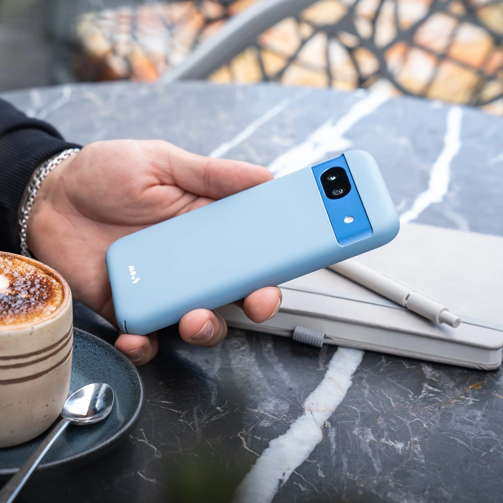 Stone Blue Lightweight Phone Case - Super Thin - Image 7