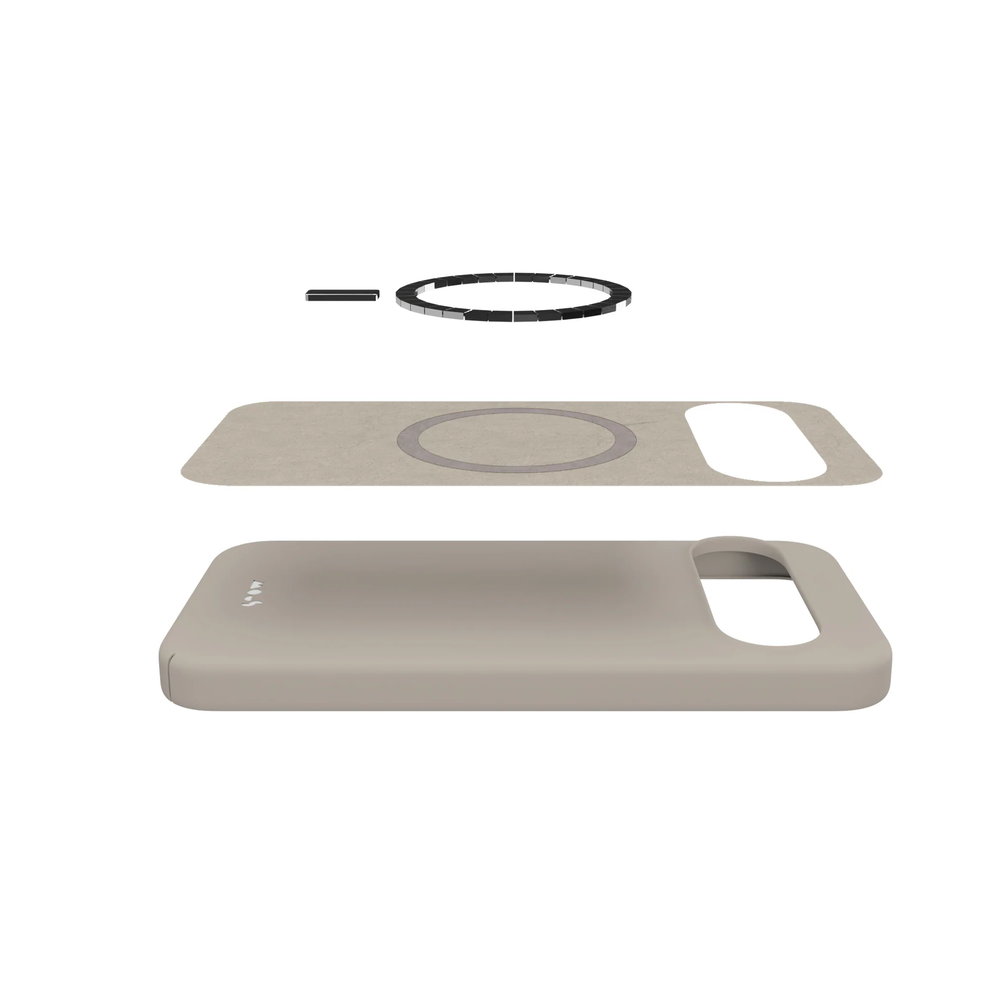 Warm Taupe Lightweight Phone Case - Super Thin - Image 9