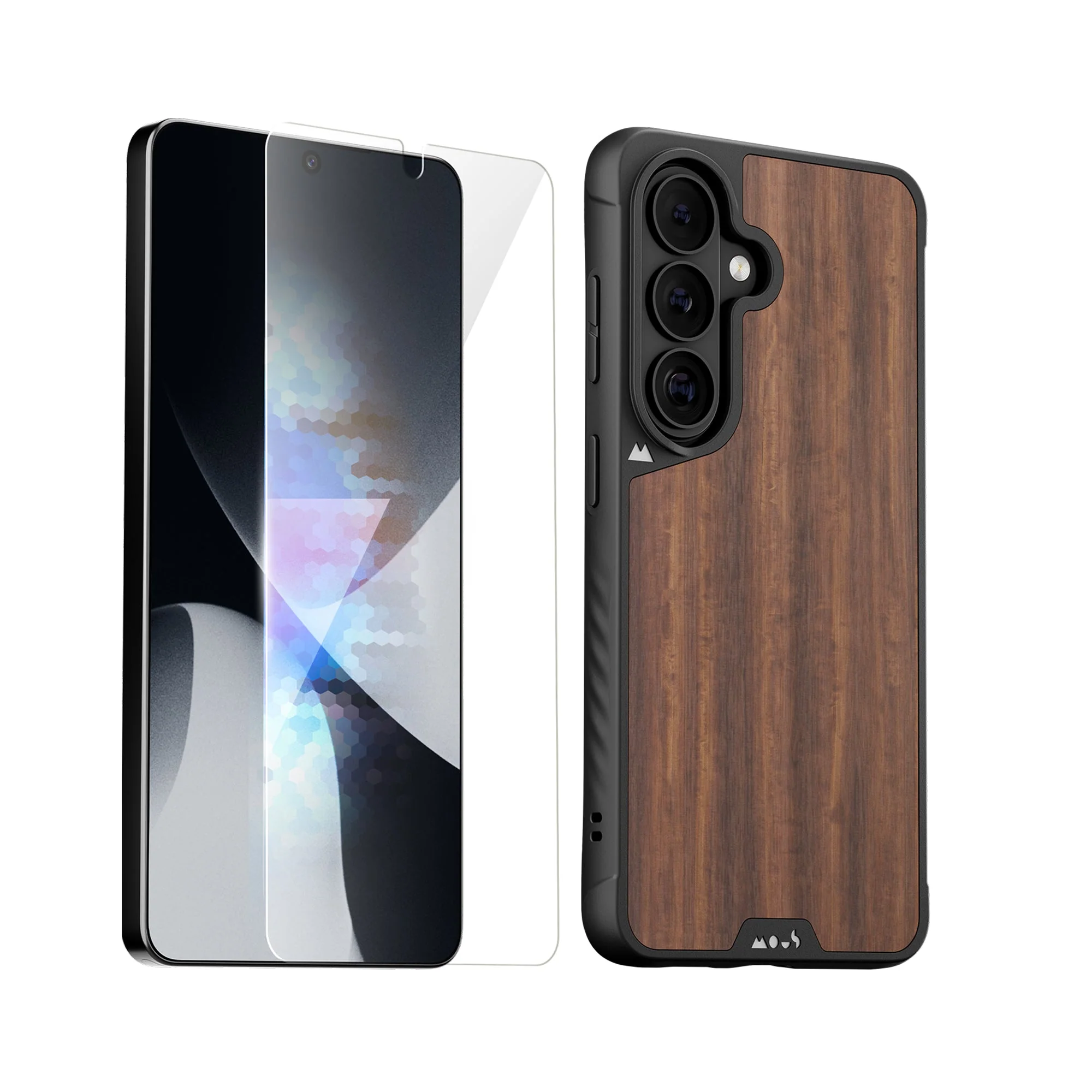 Walnut Protective Case and Screen Protector - Samsung Essentials Kit - Image 4