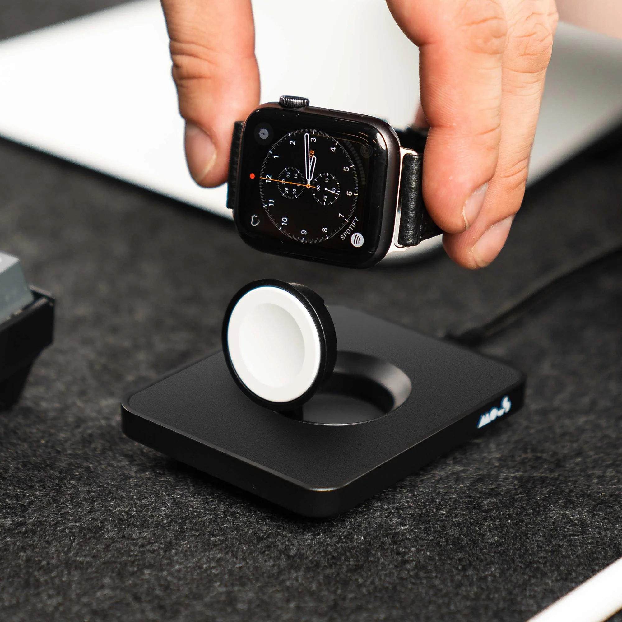Matte Black Wireless Apple Watch® Charger - Image 11