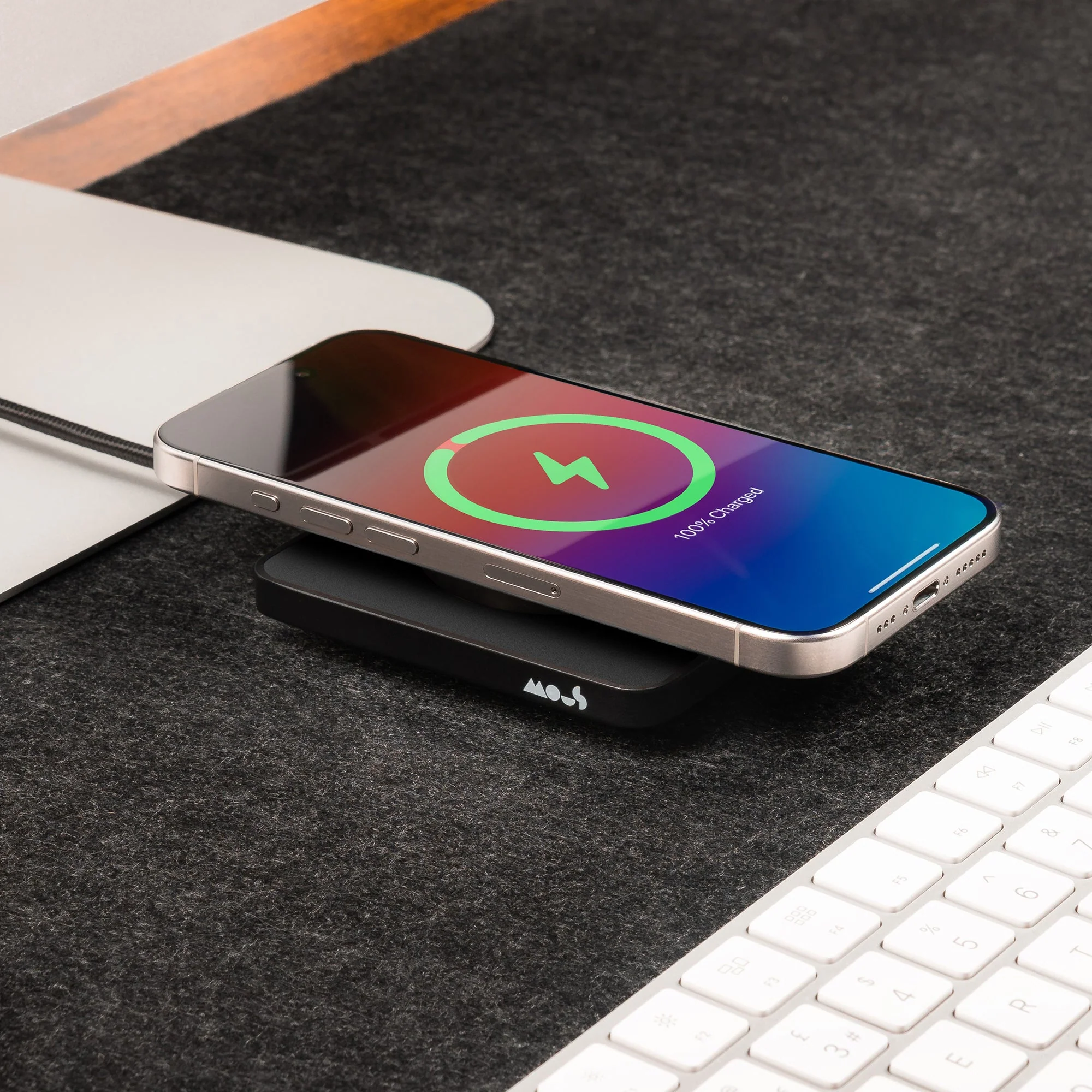 Matte Black Wireless Charging Pad - Image 4