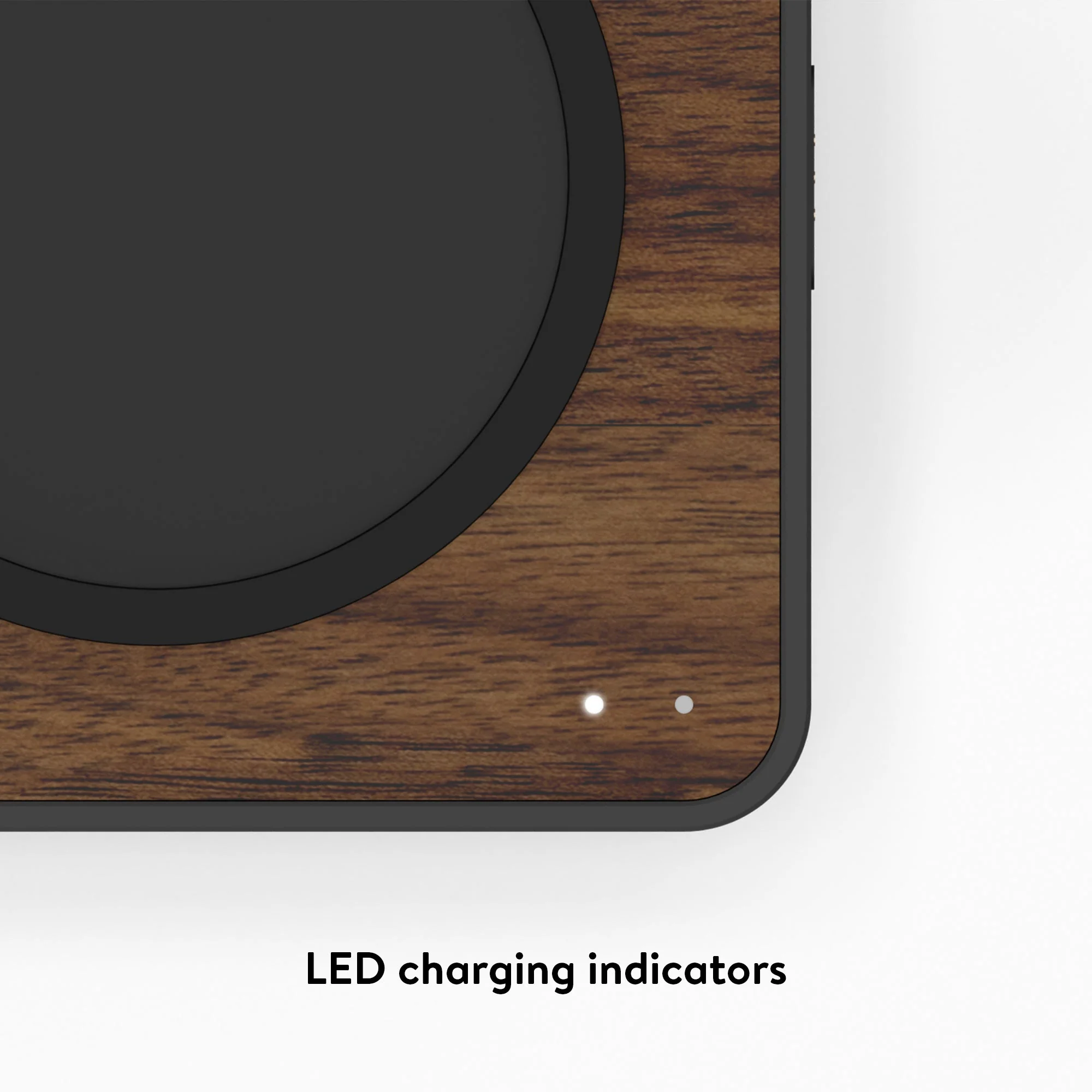 Walnut Wireless Charging Station - Image 6